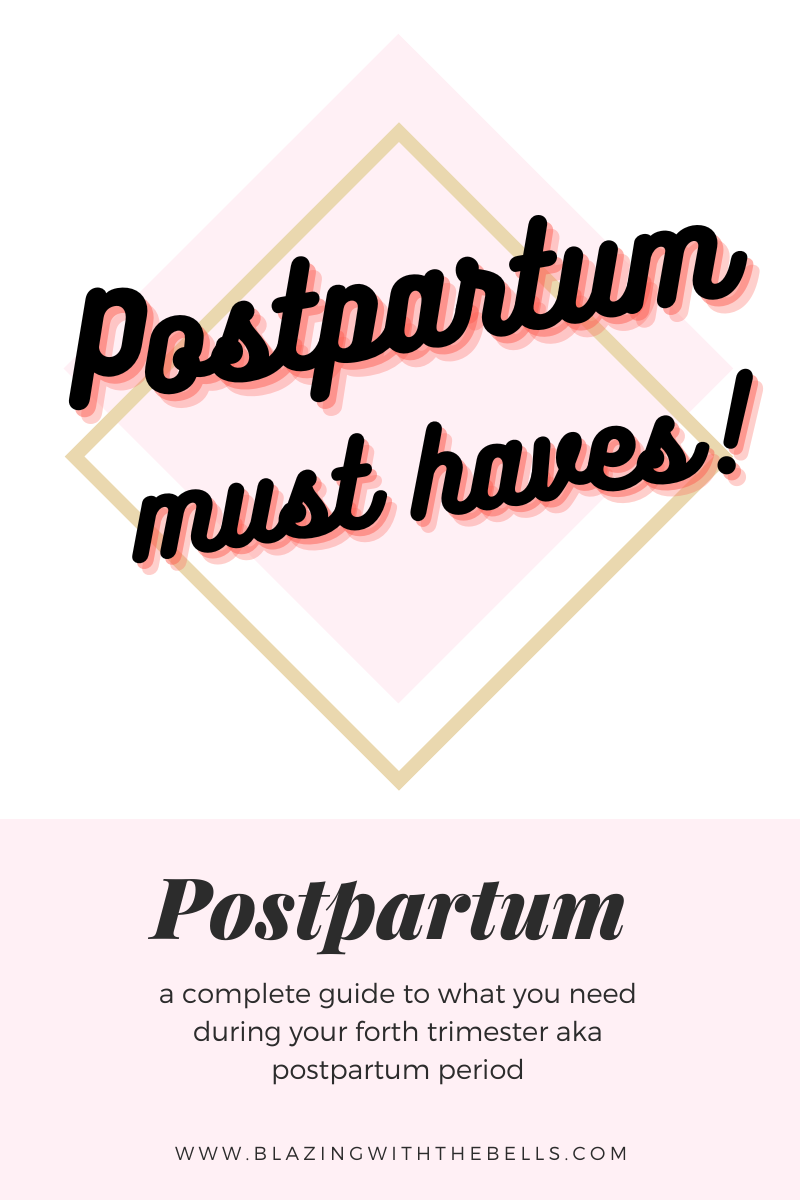 MUST have postpartum Items